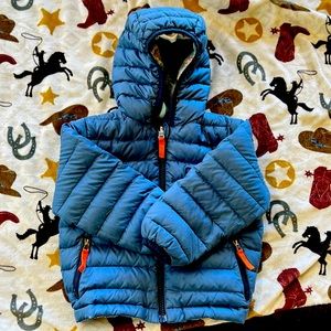 Patagonia size 2T baby reversible down sweater hoody